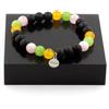 Gioielli Pietre E Minerali. Bracciale Perle Quarzo Rosa + Agata Gialla + Peridoto + Onice