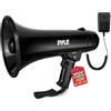 Pyle Megafono con Sirena Integrata, Megafono Portatile con Volume Regolabile e Portata Fino a 1.100 Metri, Ideale per Calcio, Basket, Baseball e Sicurezza