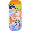 BlueY Character World - Materasso gonfiabile ufficiale Bluey ReadyBed per bambini, con sacco a pelo e sacco a pelo, con borsa e pompa