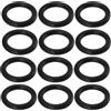 ECSiNG 50 Pezzi Guarnizioni O-ring In Gomma EPDM Compatibili Con Sistemi Di Irri