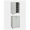 IDROWEB Mobile Basso 2A Multiuso 90 x 60 x 35 cm Cemento Bianco