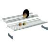 MACA MENSOLA COLAPIATTI ACCIAIO CROM C/SUPP 56 CM- 6,0 coppie