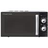 Russell Hobbs Forno a Microonde Manuale Solo Russell Hobbs RHM1731B Inspire da 17L e 700W, Nero, con 5 Livelli di Potenza, Timer, Funzione Scongelamento, Facile da Pulire.