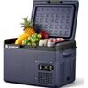 AAOBOSI Frigo Portatile: 15L Frigo da Campeggio Elettrico 12V/220V, IPX4 Impermeabile, -20°C a 20°C - Ideale per Auto, Camion, Camper, Barca, Pesca & Presa di Corrente