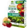 Albagarden - Concime Idrosolubile Per Piante Verdi Fiori Orto E Frutta - Fertilizzante Universale Equilibrato 20 20 20 - Polvere A Base Azoto Fosforo Potassio x 1 kg