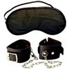 Fetish Fantasy series Manette bondage sexy costrittivo fetish polsiere cavigliere nere in ecopelle