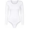 Cotonella Body Donna COTONELLA 3506 Manica Lunga Girocollo Caldo Cotone Elasticizzato Nero