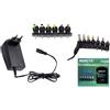 Alimentatore Universale 3V 4.5V 5V 6V 7.5V 9V 12V 3.0A 12w 6 Adattatori 3.0A