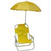 COSE DA CASA Sedia a sdraio con ombrellone per bambini sediolina richiudibile relax da mare s