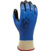 SHOWA 477, Rivestimento in Schiuma di nitrile, Nitrile, Freddo, Blu con rivestimento nero, 7/M