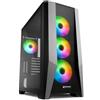 SHARKOON CASE TG7M RGB ATX VETRO TEMPERATO, 7 SLOT ESPANSIONE, 3X120MM FAN FRONT