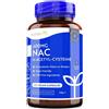 NAC Supplemento NAC N-Acetil-Cisteina 600mg 150 Capsule Vegan Fornitura 5 Mesi