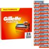Gillette Lamette Gillette Fusion 5 24 Lamette Da Barba Di Ricambio per Rasoio