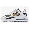 Nike 40.5 CT3433 001 Nike Air Max 270 React Metallic Gold Swoosh Donna