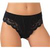 Jadea 6 SLIP DONNA PIZZO JADEA ART. 529 COTONE ELASTICIZZATO INTIMO VITA ALTA SGAMBATO