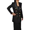 Elisabetta Franchi Donna Cappotto avvitato nero Taglia 42