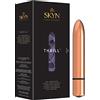 SKYN Thrill, mini-vibratore femminile piccolo e discreto con 3 modalità di vibrazione, 1 pezzo