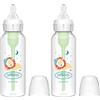 Dr. Brown's Biberon anticolici Options+ Stretto 250 ml Leone Biberon +0 Mesi (Confezione da 2)