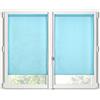 STOF - Coppia di brezze - Dimensione 70 x 200 cm - 100% poliestere - Colore celadon - Modello Monna - Vetri - Privacy e Trasparenza - Tinta unita