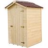BricoShop24 Casetta Armadio in Legno Mobile Ripostiglio da Giardino Esterno Porta Attrezzi