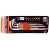 BETA CHIAVI MASCHIO ESAGONALI PIEGATE CON ESTREMITA' SFERICA ART.96BPC/SC9 - 1 bli...