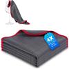mobumeia Set di 4 Panni Magic Microfibra Carbonio 400 GSM Panno Asciugamani Senza Aloni