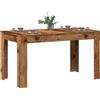 vidaXL Tavolo da Pranzo Legno Antico 140x74,5x76 cm Legno Multistrato