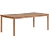 vidaXL Tavolo da Giardino 200x100x77 cm in Legno Massello di Teak