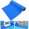 SKARUMMER Tappetino per scaletta per piscina con texture antiscivolo, blu, medio, 91 x 23 cm