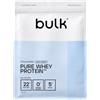 Bulk Pure Whey Proteine in Polvere Meno Dolce, Cioccolato, 22g di Proteine e 5g di BCAA, Shake di Whey Concentrato, A Basso Contenuto di Zuccheri, Supporta la Crescita e il Recupero Muscolare, 2.5kg