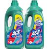 ACE Gentile Candeggina Delicata, Lavanda e Muschio, Igienizzante, 2x3,1 Lt | ACE Candeggina Delicata Per Capi Colorati, Con Ossigeno Attivo - Igienizza, Smacchia e Profuma - Protegge I Tessuti Colorati