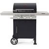 Barbecook Spring 3112 Barbecue a gas con armadietto, barbecue a gas con piastra, barbecue a gas con 3 bruciatori, 133 x 57 x 115 cm