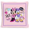 Disney Home Minnie Mouse e Daisy Duck, cuscino decorativo con imbottitura, 40 cm, rotondo, per ragazzi e ragazze, ottimo cuscino decorativo per cameretta dei bambini, cameretta dei bambini, divano,
