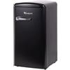 KOOPER FRIGORIFERO VINTAGE RETRO' CON FREEZER MONOPORTA NERO DA 100 LT