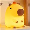 Amaredom Capibara Lampada, Lampada per Bambini, Lampada Notturna in Silicone Dim