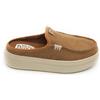 Hey Dude 41272 sabot camoscio cuoio zeppa 5cm fondo gomma S