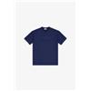 4US By Paciotti 4US T-Shirt Uomo con Logo Gommato, Vestibilita' Ampia, By Paciotti - BLU (Blue)