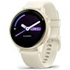 Garmin vívoactive 6, 42mm, Smartwatch GPS, Bone & Lunar Gold