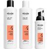 Nioxin Sistema 4 Scalp + Hair Kit Trifasico 150ml - kit anti assottigliamento