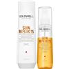 Goldwell Dualsenses Sun Reflects After-Sun Shampoo 250ml UV Protect Spray 150ml