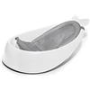 Skip Hop Moby Smart Sling - Vasca da bagno a 3 gradini, senza PVC, senza ftalati, antiscivolo, con tappo di scarico (dalla nascita a 11,3 kg, bianco)