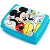 Lulabi Disney Mickey Simply Porta Pranzo per Bambini 900 ml, Lunch Box con Topolino, Contenitore Porta Merenda in Polipropilene 17x13x6,5 cm