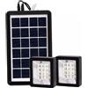 Kit Pannello Energia Solare Doppio Andowl Q-D630 6V 3W 2in1 Ricarica