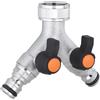 CLABER PRESA RUBINETTO A DUE VIE REGOLABILI METAL 9602