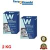 Wpro KIT 2KG SALE LAVASTOVIGLIE ANTICALCARE RIGENERANTE WPRO 1KG DWS115 UNIVERSALE