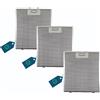 Best Hygena Electrolux Candy Gorenje 3 PZ FILTRO ALLUMINIO PER CAPPA DA CUCINA ELECTROLUX BEST HYGENA CANDY GORENJE