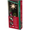 Konstsmide 2990-520 - Stella di carta, rosso, perforata, con cavo collegamento c