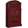 C LINE FER C CASSETTA POSTALE REGIA ROSSO 3003 25,5X9X41CM