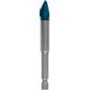 Bosch Professional 1x Punte Expert HEX-9 HardCeramic per Tegole, Piastrelle, Ø 1