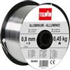Telwin 802062 Bobina Filo per Saldatura su Alluminio, D 0,8 mm (0,45 kg), Grigio